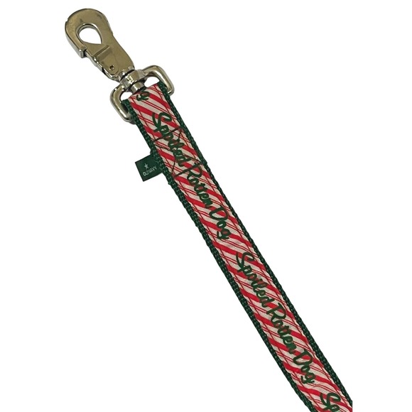 Old Navy Other - Old Navy Spoiled Rotten Dog Leash Christmas Striped Rover Festive Pet Lead